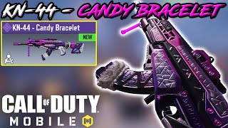 KN44 CANDY BRACELET BLUEPRINT WITH DIAMOND CAMO GAMEPLAY COD MOBILE (SEASON 3 battle pass)