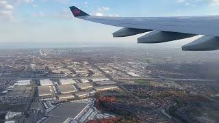 Taking off from Toronto Pearson International Airport in October 2022