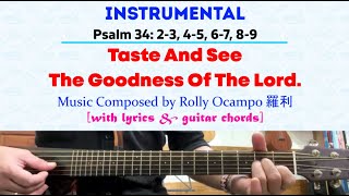 [INSTRUMENTAL] for 11 August 2024 Mass | Psalm 34: Taste And See The Goodness Of The Lord.