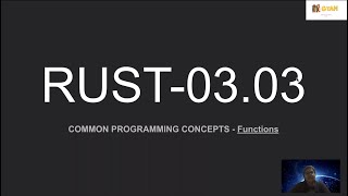 Functions - Chapter 3.3(The Rust Programming Language)