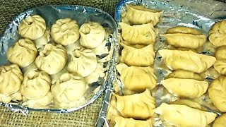 How to make Whole Wheat Momos at home || Veg. Momos Recipe in Hindi || #shorts #youtubeshorts #momos