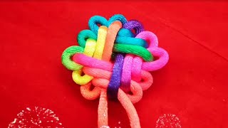 Weaving a Colorful Lucky Knot: Step-by-Step Chinese Knot Tutorial