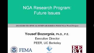 8 - NGA West 2 (2013) - NGA Research Program: Future Issues