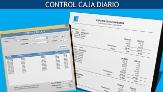 Control de Caja Diaria con CrystalReport en VBA Excel