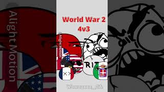 All 3 world wars | #countryballs #shorts