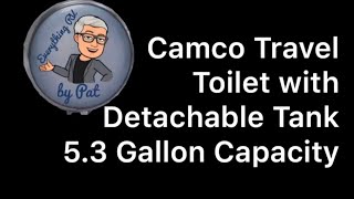 Camco Portable Toilet brings you Happy Poops 💩