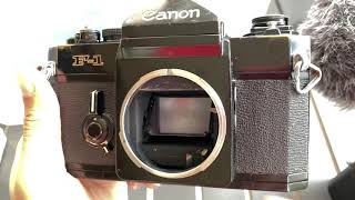 Canon F-1 Film Camera Demo and Testing ( 150283 ) F1