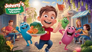 Johnny's Vegetable Victory. Animated Story for Kids