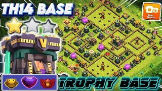 💥ANTI 2 STAR💥 TOP10 TH14 TROPHY BASE WITH LINK + REPLAY || TH14 BASE UPDATE NOVEMBER 2024