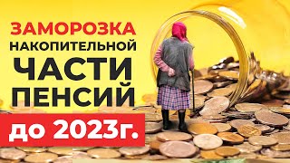 Принят закон о заморозке накопительной части пенсии до конца 2023 года