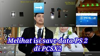 Cara lihat memory card playstation 2 di PCSX2