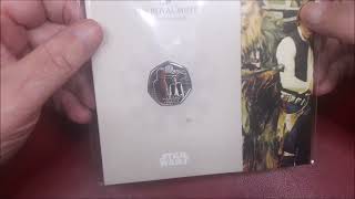 Star Wars Hans Solo and Chewbacca 50p in Colour