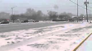 US 13 South During Snow Storm