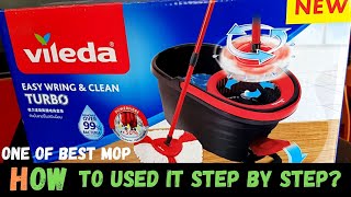 BEST MOP FOR CLEANING FLOORS/Vileda Easy Wring and Clean Turbo/For Easy Cleaning Fast dry floors