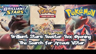 Pokemon Brilliant Stars Booster Box Opening: The Search for Arceus VStar