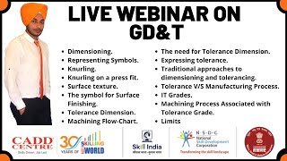 CADD Centre Live Stream on GD&T