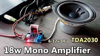 18w Mono Audio Amplifier TDA2030A board | 6v-12v DC | POWER GEN