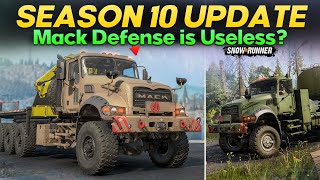 Upcoming Season 10 Update New Mack Defense M917 is Worth it in SnowRunner Everything Need to Know