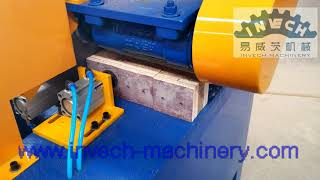 plywood block nailing and cutting machine