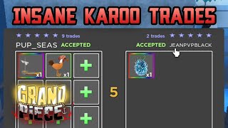 Getting Insane Trade With Karoo Mount | Grand Piece Online