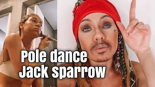 MINHA APRESENTAÇÃO DE FIM DE ANO  POLE DANCE, JACK SPARROW BASTIDORES