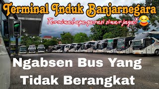 Absen Bus Sinar Jaya Yang Perpal Di Terminal Banjarnegara