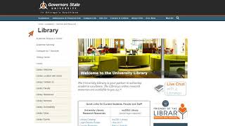 Governors State University Library