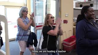 Exclusive shopping event for teachers