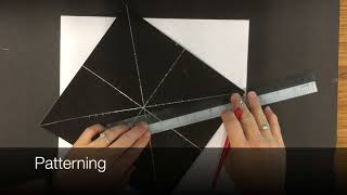 Parabolic Line Design Using Scratchboard