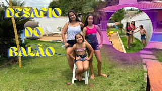 DESAFIO ENTRE AMIGAS SE ERRAR LEVA BALÃO DE AGUA KKK