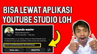 Cara Menambahkan Link Sosial Media Di Beranda Channel - Aplikasi YouTube Studio