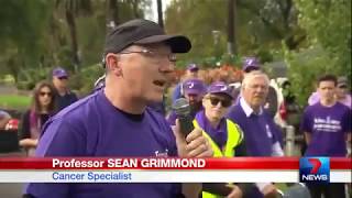 Channel 7 coverage of the Melbourne Put Your Foot Down walk   May 2016