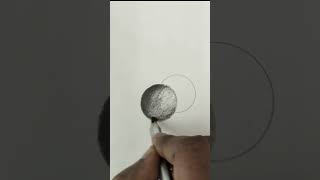 How to Draw and Shade a Sphere the Easy Way #Shorts #short #drawing #art #youtube #ytshorts