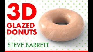 MODO Beginners: 3D Glazed Donuts Tutorial  (2018)