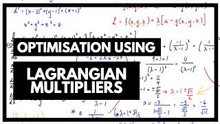 Lagrange Multipliers - Finding Maximum or Minimum Values Subject to a Constraint