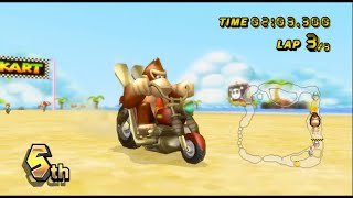 Mario Kart Wii - Donkey Kong - 150cc Banana Cup - Wario BikeマリオカートWii - ドンキーコング - 150ccバナナカップ-ワリオバイク