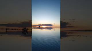 Bolivia. Atardecer en el Salar de Uyuni. Боливия. Закат в Солончаке Уюни. Туры в Боливию.