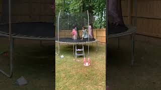 kids just having fun @mocktalesfamilyvlogs #shorts #viral #trampoline