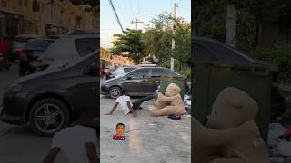 el oso misterioso 🧸😱😂 #viral#broma #tendencia