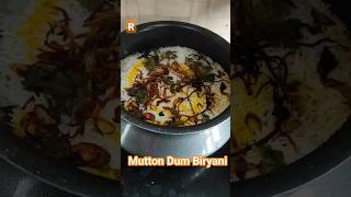 மட்டன் தம் பிரியாணி| Tasty Mutton Dum Biryani😋| Hyderabadi Mutton Biriyani #food #biriyani #mutton