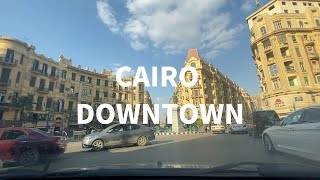 Cairo downtown 2----driving from Maadi to Cairo downtown city, Egypt. 埃及:从马阿迪--开罗市中心开车视频