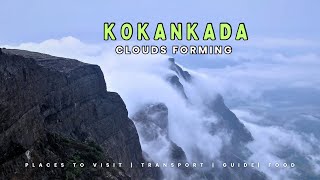 KOKANKADA CLOUDS FORMING-pre monsoon trek Kokankada | हरिश्चन्द्र गड ट्रेक वीडियो - पाउसाळा