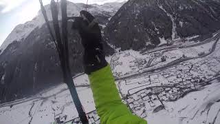 Winter Paragliding in Pettneu am Arlberg