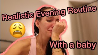 REALISTIC EVENING ROUTINE WITH A BABY | EVENING ROUTINE WITH 9 MONTH OLD