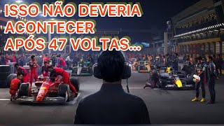 Isso não deveria acontecer após 47 voltas no fórmula 1 2022…