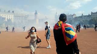 Manif anti Pass sanitaire, pour la Liberté . 17 Juillet à Lyon