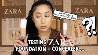 ZARA FOUNDATION and CONCEALER Review... *I can't believe they did this* | Wear Test