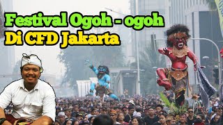 Sambut Hari Raya Nyepi, Umat Hindu Gelar Pawai Ogoh-Ogoh di kawasan CFD Jakarta