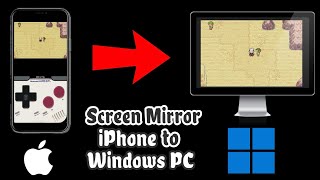 How to Mirror Your iPhone Screen to your Windows PC (Airplay - Screen Mirroring)