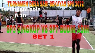 voli terbaru Sp 3 SINGKUP tertinggal poin 0 - 10 oleh sp 7 Budhi Asih Set 1